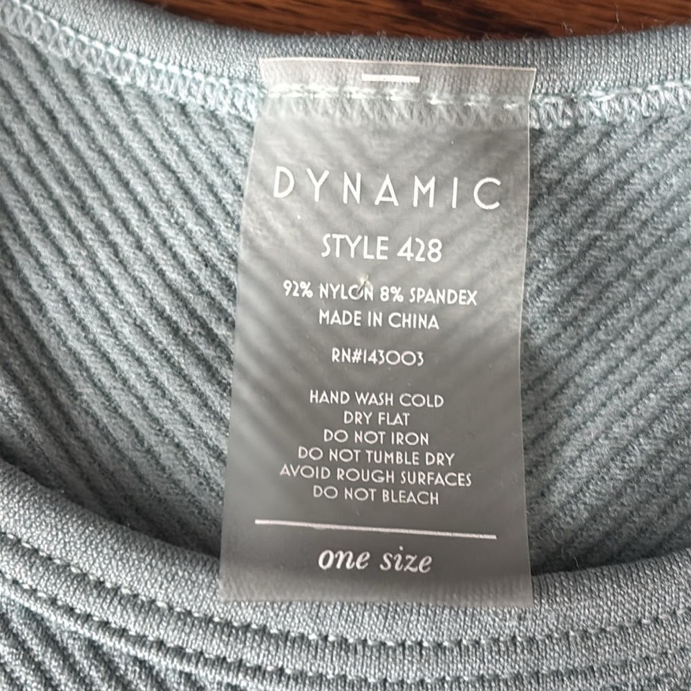 Light Blue Ribbed Tank Top - Picture 2 of 3